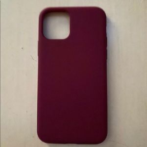 Maroon iPhone 11 Pro phone case